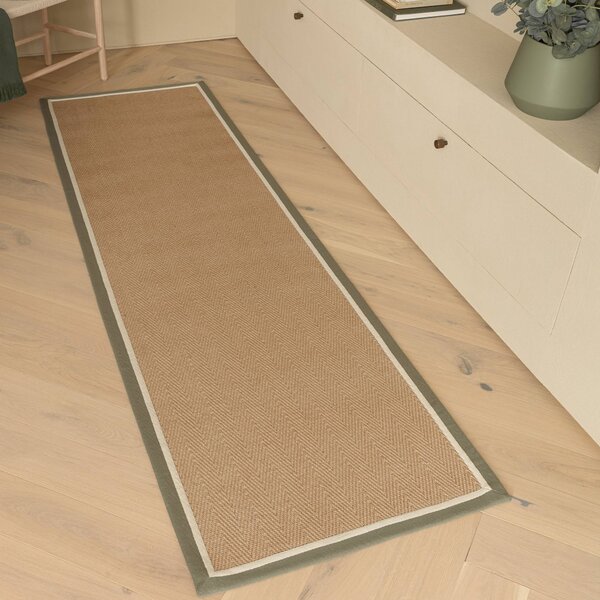 Tribeca Design Kusový koberec Woodkid Herringbone Khaki Rozměry: 240x340 cm