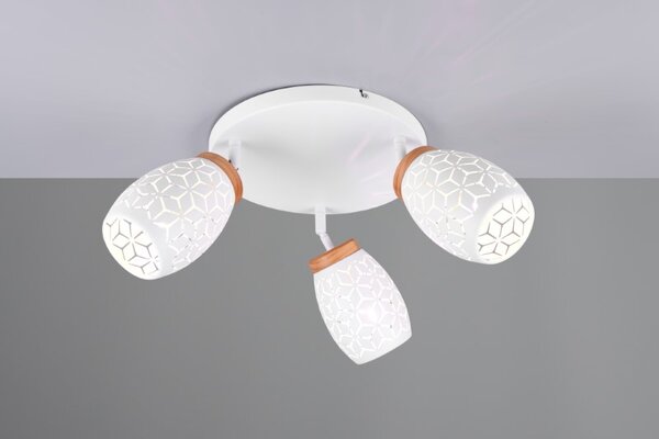 TRIO Reality R61573331 BIDAR stropní svítidlo D580mm 3xE14 bílá matná