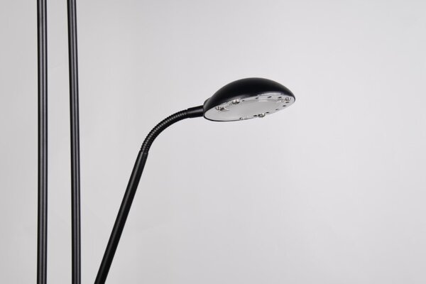 TRIO Reality R42292132 SPOCK stojací lampa v1800mm SMD LED 19, 5W/2200, 500lm 3000K černá matná