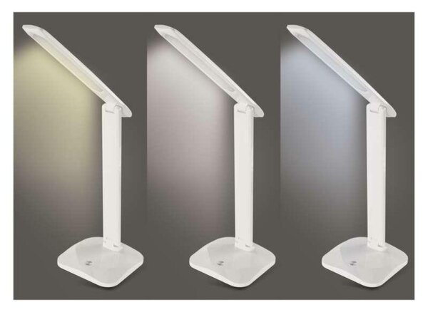 EMOS LED stolní lampa CHASE, bílá Z7619W
