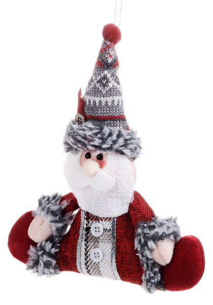 Santa Claus ve svetru 19 cm