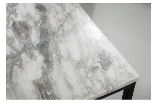 Massive home | Konferenční stolek ELEMENTS NOBLES 50 CM bílý mramor