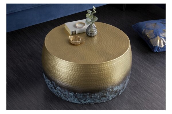 Massive home | Konferenční stolek ORIENT 60 CM GOLD II