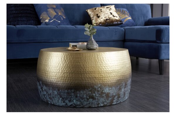 Massive home | Konferenční stolek ORIENT 60 CM GOLD II