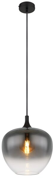 Globo 15548H1 - Lustr na lanku MAXY 1xE27/60W/230V černá