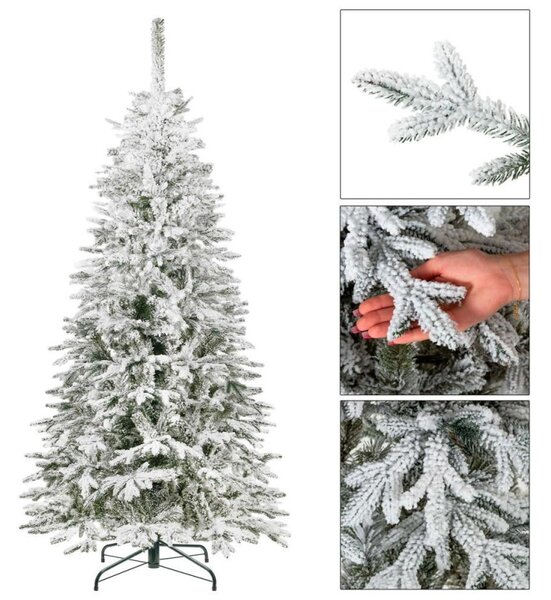 Vánoční stromek Smrk DeLuxe zasněžený 220 cm