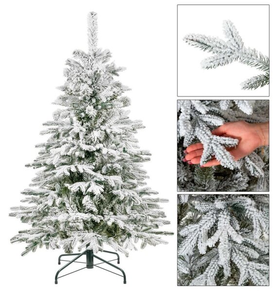 Vánoční stromek Smrk DeLuxe zasněžený 150 cm