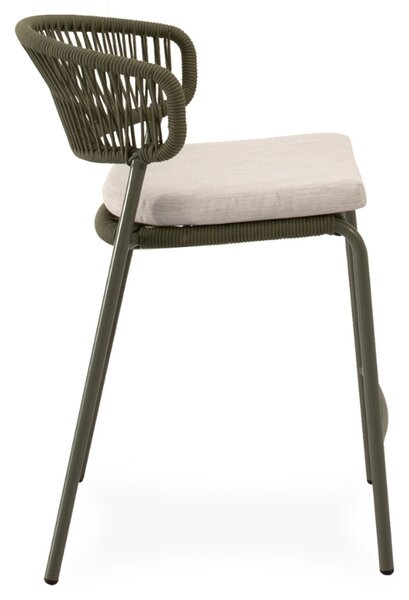 Somcasa Zelená kovová barová židle Randall 68 cm