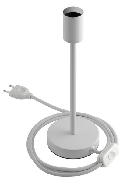 Creative cables Kovová stolní lampa Alzaluce Velikost: 25 cm, Barva: Matná bílá