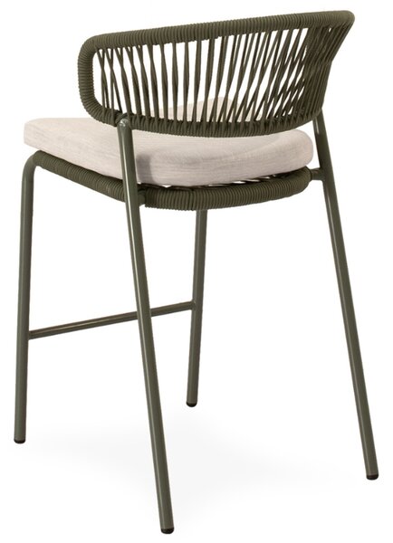 Somcasa Zelená kovová barová židle Randall 68 cm