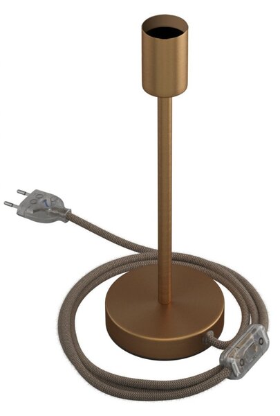 Creative cables Kovová stolní lampa Alzaluce Velikost: 25 cm, Barva: Matný bronz