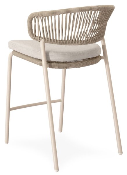Somcasa Béžová kovová barová židle Randall 68 cm