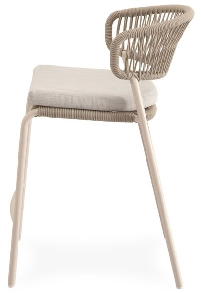Somcasa Béžová kovová barová židle Randall 68 cm