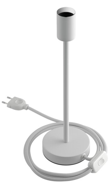 Creative cables Kovová stolní lampa Alzaluce Velikost: 30 cm, Barva: Matná bílá