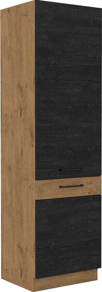 STL 60 cm skřínka vysoká pro lednici VIGO Barevné provedení kuchyně VIGO: Dub Lancelot / Dark Wood