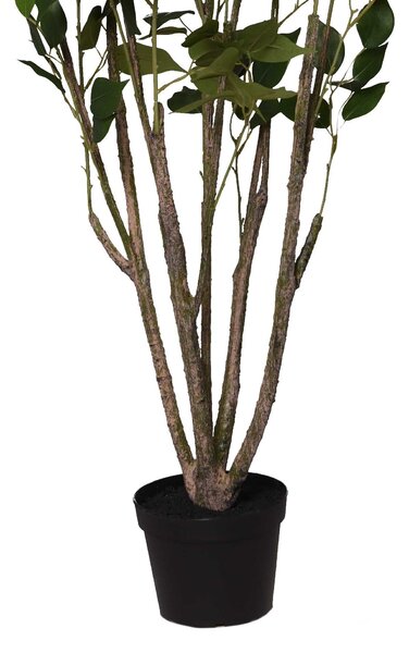 Umělý kaučukovník ALBERO, plast, výška 125 cm, zelená