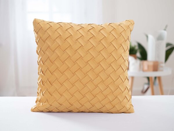 MK Lůžkoviny Povlak na polštář 45 × 45 cm - Felipe hořčicový
