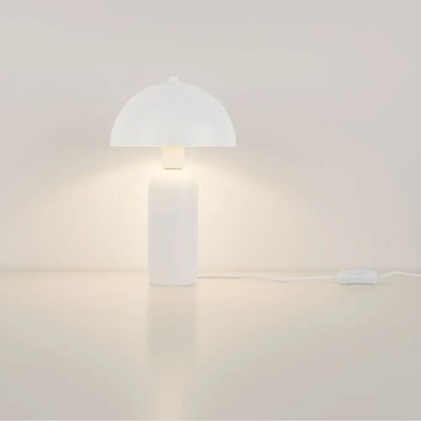 -25 % Dny Marianne - Nova Luce Bílá kovová stolní lampa Vannie