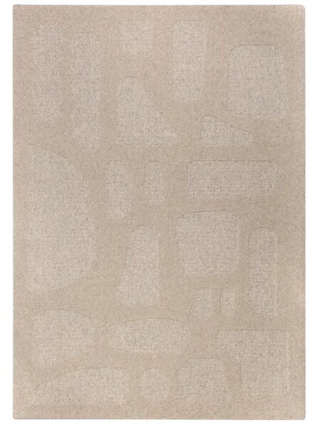 Micadoni Světle šedý vlněný koberec Archipelagio 160 x 230 cm