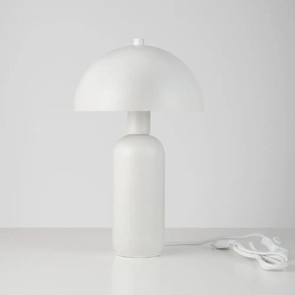 -25 % Dny Marianne - Nova Luce Bílá kovová stolní lampa Vannie
