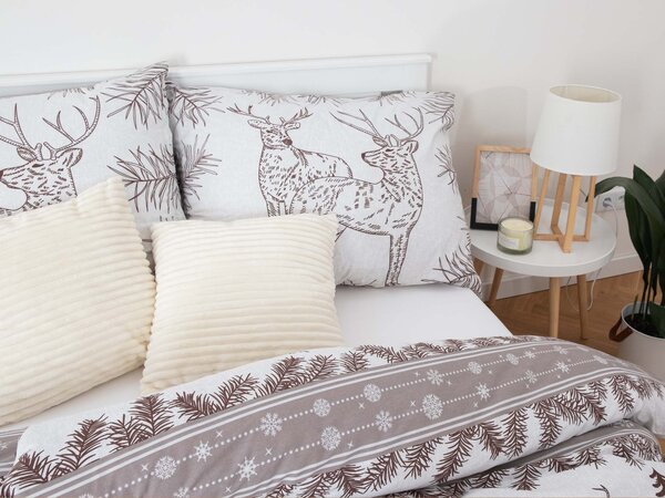 MK Lůžkoviny Bavlněný povlak na polštář Renforcé 70 x 90 cm - Jeleni