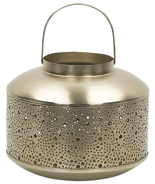 Lucerna CORFU 22 cm Kov Zlatá