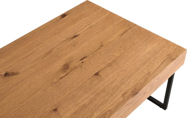 KONFERENČNÍ STOLEK, černá, barvy dubu, dřevo, kompozitní dřevo, 100/65/42 cm Carryhome - Konferenční stolky
