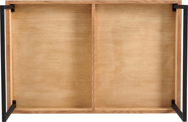 KONFERENČNÍ STOLEK, černá, barvy dubu, dřevo, kompozitní dřevo, 100/65/42 cm Carryhome - Konferenční stolky