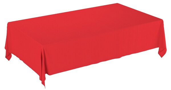 Ubrus obdélníkový barva červená