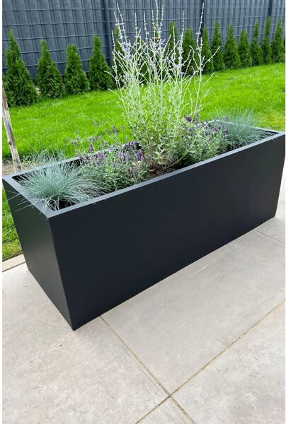 Truhlík MAXI, sklolaminát, šířka 120 cm, antracit