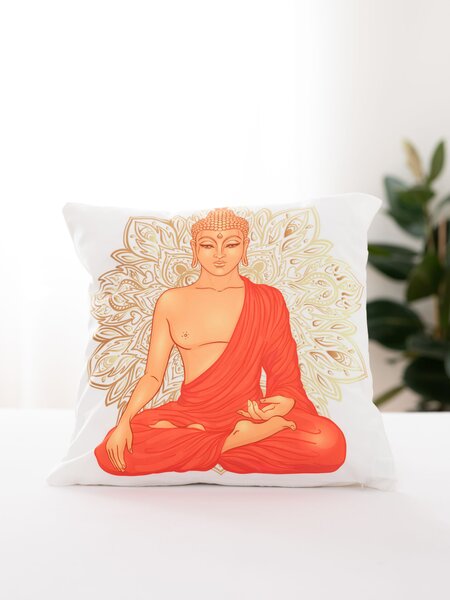 MK Lůžkoviny Povlak na polštář mikroplyš 45 x 45 cm - Buddha 8