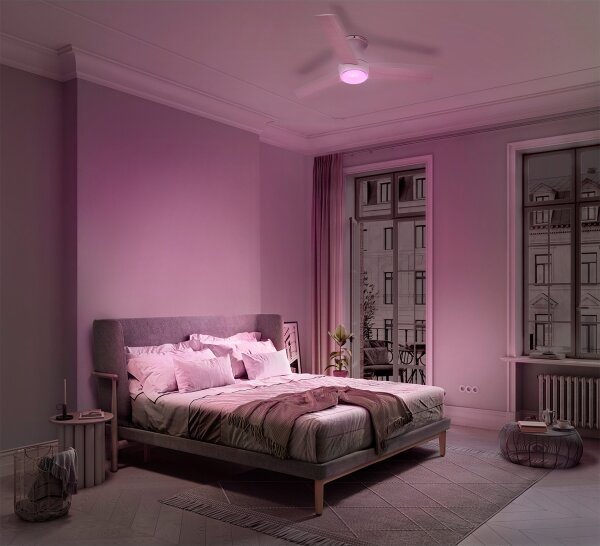Osram - LED RGB Stmív. stropní ventilátor NORDES LED/18W/230V 3000-6500K + DO