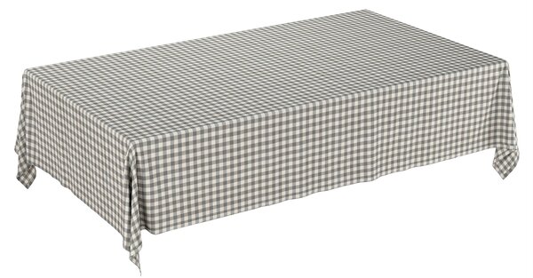Ubrus obdélníkový barva šedá látka vzorované