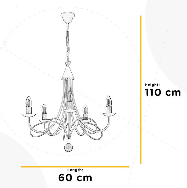 LUSTR, 60/60/110 cm - Online Only svítidla, Online Only