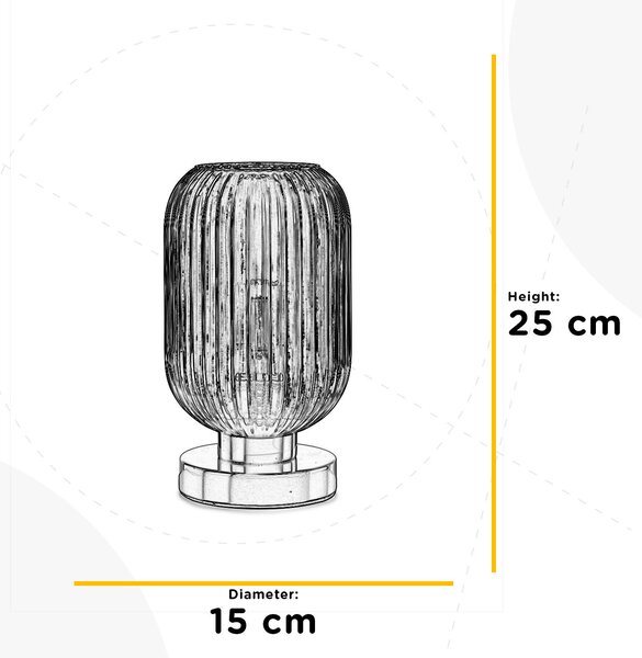 STOLNÍ LAMPA, E27, 15/25 cm - Online Only svítidla, Online Only
