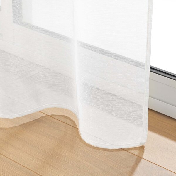 Bílá voálová záclona 400x240 cm Lissea – douceur d'intérieur