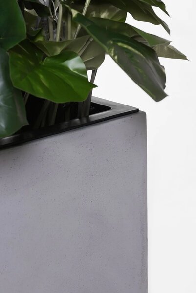 Květináč ELEMENTO, sklolaminát, šířka 59 cm, beton design