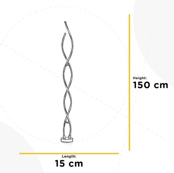 STOJACÍ LED SVÍTIDLO, 15/15/150 cm - Online Only svítidla, Online Only