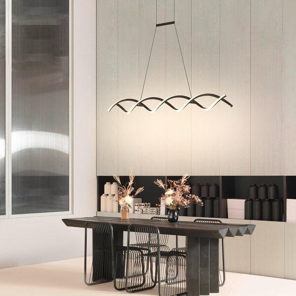 ZÁVĚSNÉ LED SVÍTIDLO, 30 W, 105/15/150 cm - Online Only svítidla, Online Only