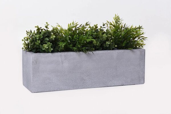 Truhlík FLOBO, sklolaminát, šířka 60 cm, šedá - beton design