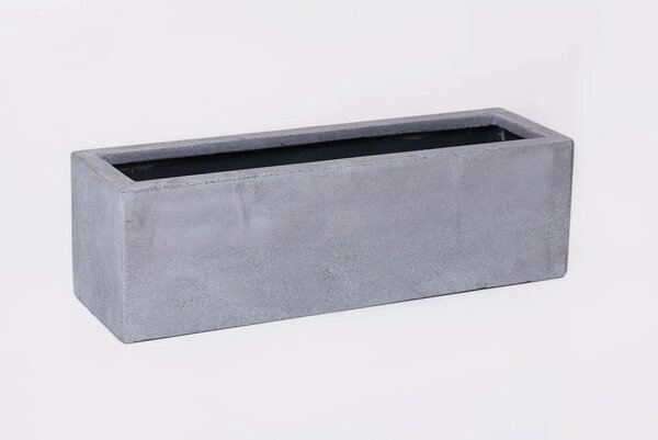 Truhlík FLOBO, sklolaminát, šířka 60 cm, šedá - beton design