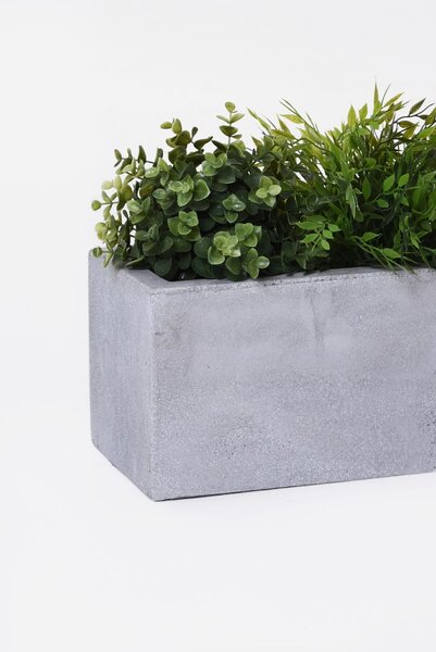 Truhlík FLOBO, sklolaminát, šířka 60 cm, šedá - beton design