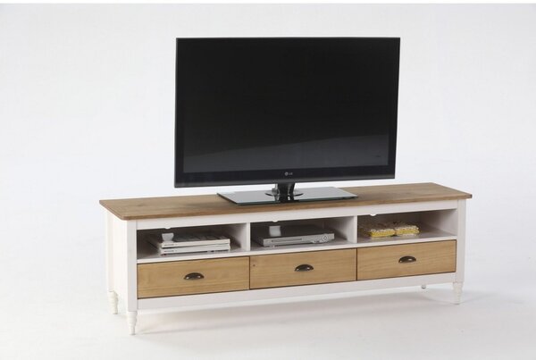 SOB Nábytek - Dřevěný TV stolek 158 cm Marckeric Joyce borovice - F0371021BP
