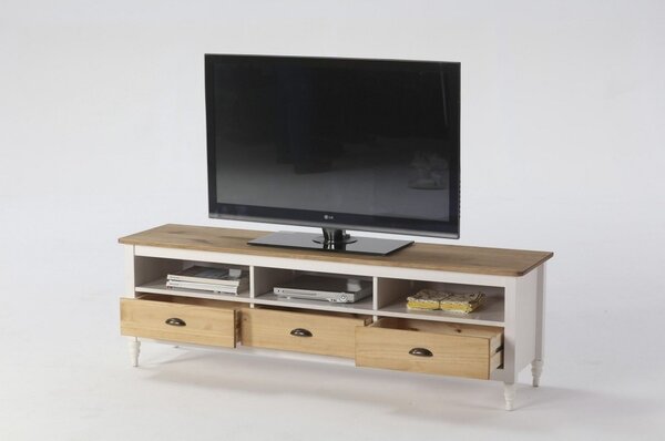 SOB Nábytek - Dřevěný TV stolek 158 cm Marckeric Joyce borovice - F0371021BP
