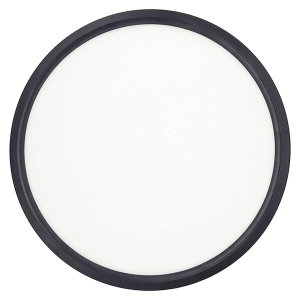 SOLIGHT LED osvětlení s dálkovým ovladačem Estela Black 36W, 2700lm, 30cm, CCT