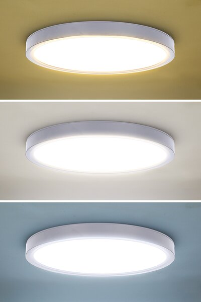 SOLIGHT LED osvětlení s dálkovým ovladačem Estela White, 36W, 2700lm, 30cm, CCT, Dim