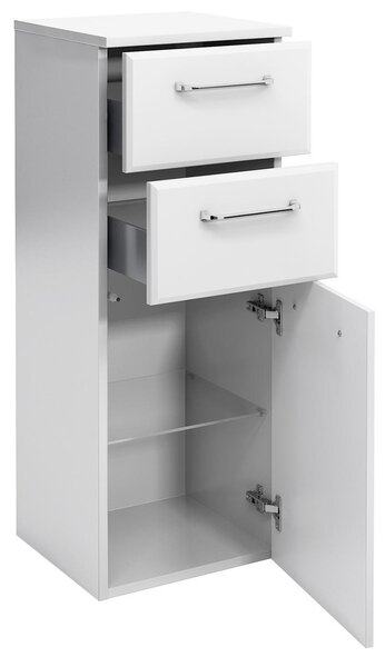 MIDI SKŘÍŇKA, bílá, 35/90,5/33 cm Xora - Koupelnové série