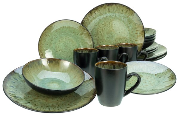 KOMBINOVANÁ SOUPRAVA, 16dílné, kamenina Creatable - Online Only nádobí, Online Only
