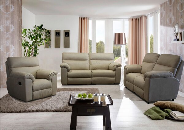 SEDACÍ SOUPRAVA, textil, pískové barvy Cantus - Sedací soupravy
