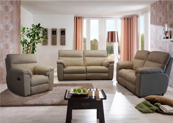 SEDACÍ SOUPRAVA, textil, pískové barvy Cantus - Sedací soupravy